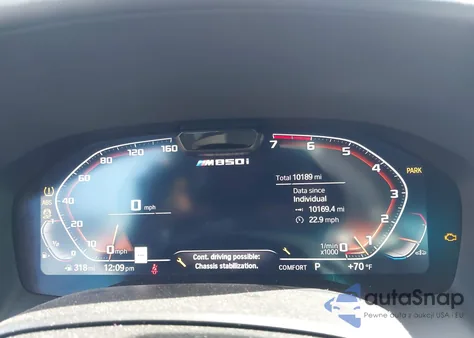 2023 BMW M850I xDrive z USA, uszkodzony, nr VIN WBABC4C06PCL86707